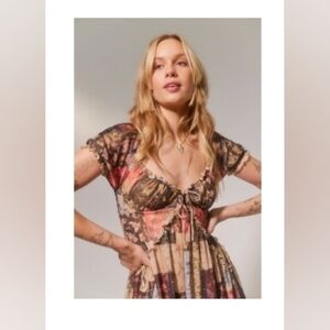 URBAN OUTFITTERS UO SAMMY SPARKLE MINI DRESS